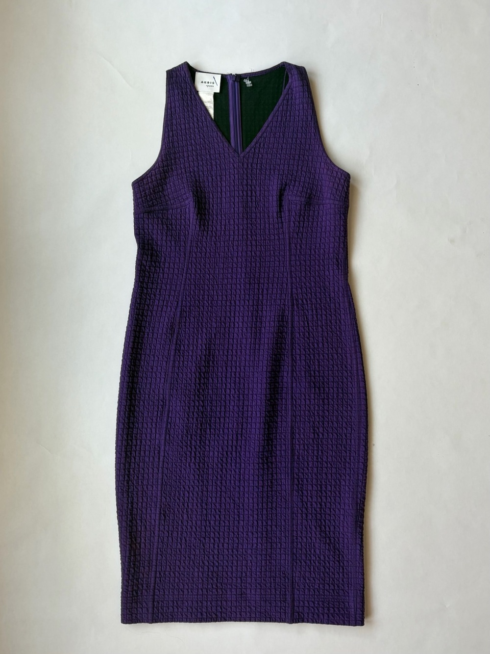 Akris Punto Purple Midi Sheath Dress-Size 10